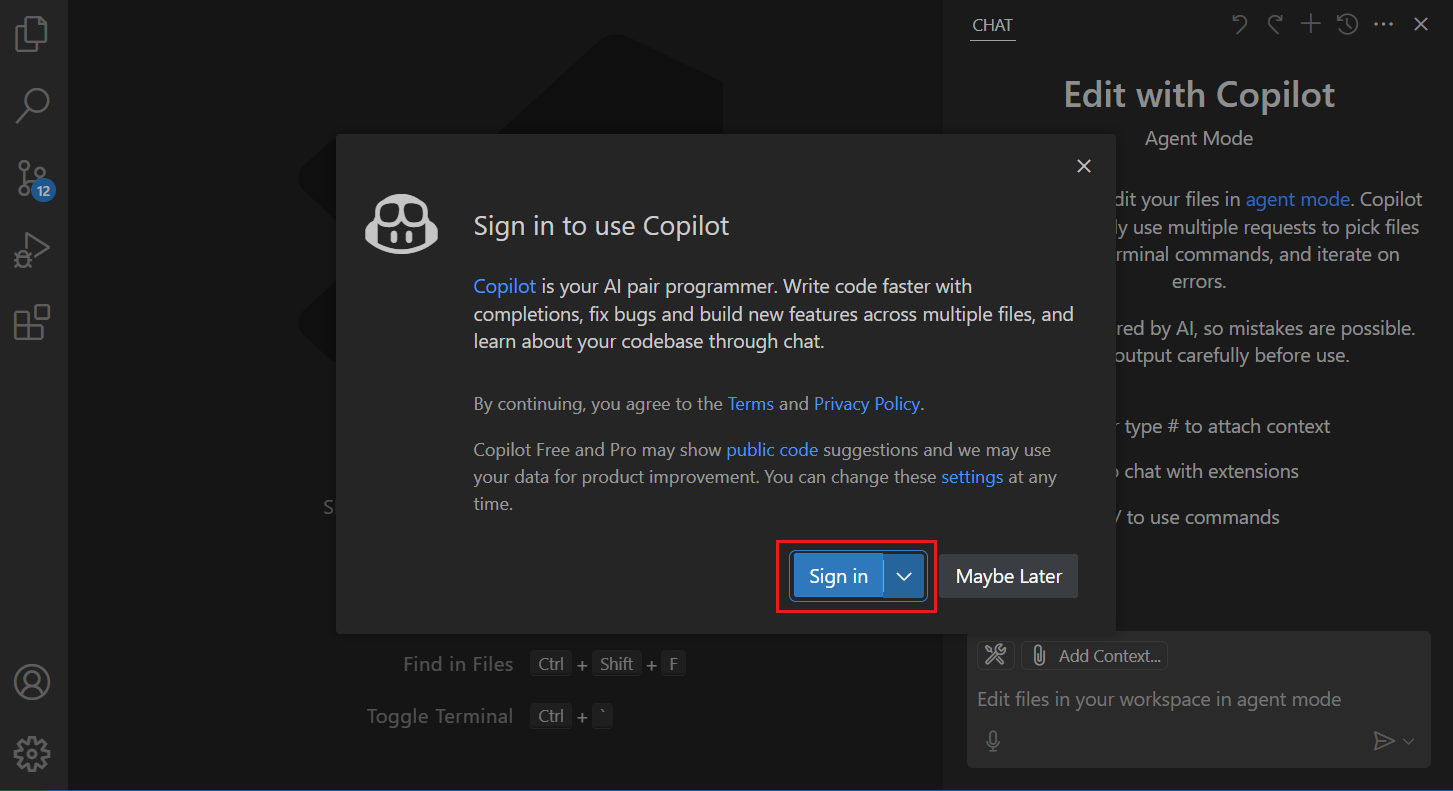 Sign in to your GitHub account or use Copilot if you're already signed in.